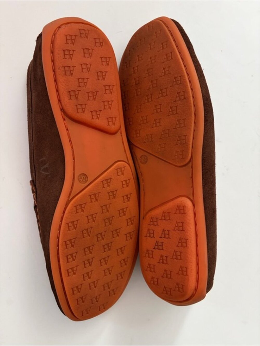 Austen Heller Man’s Whaler Loafers Brown Suede Handmade Moccasin Loafers 10.5 - Picture 12 of 16
